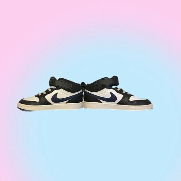 Nike Kids' Black and Red High-Top Sneakers - Picture 2 of 3